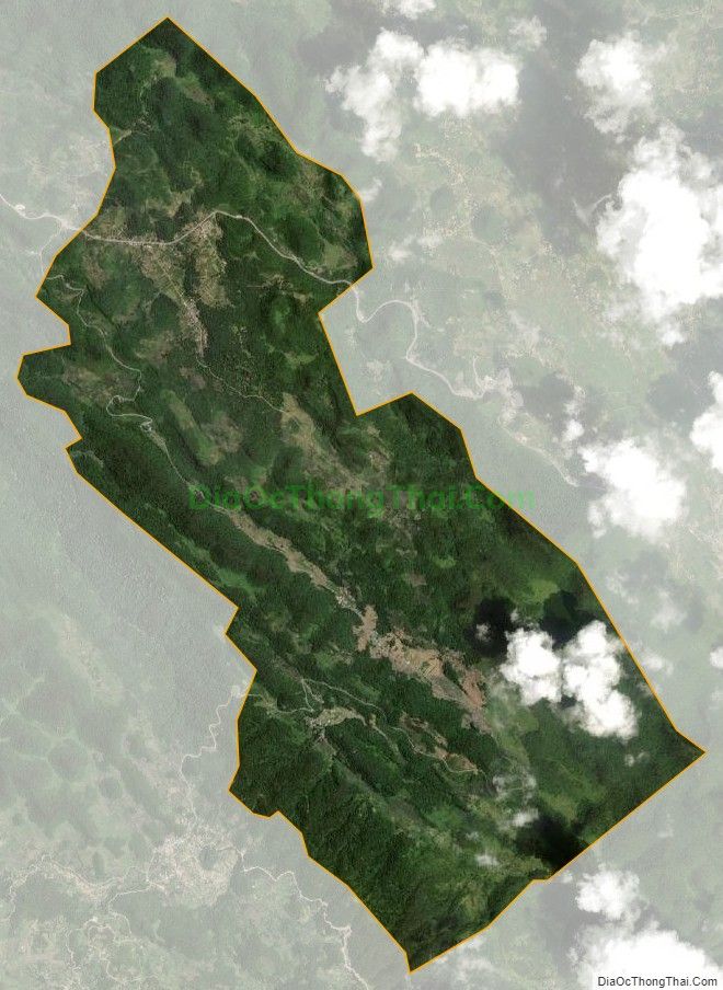 Bản đồ vệ tinh xã Thung Khe (cũ), huyện Mai Châu