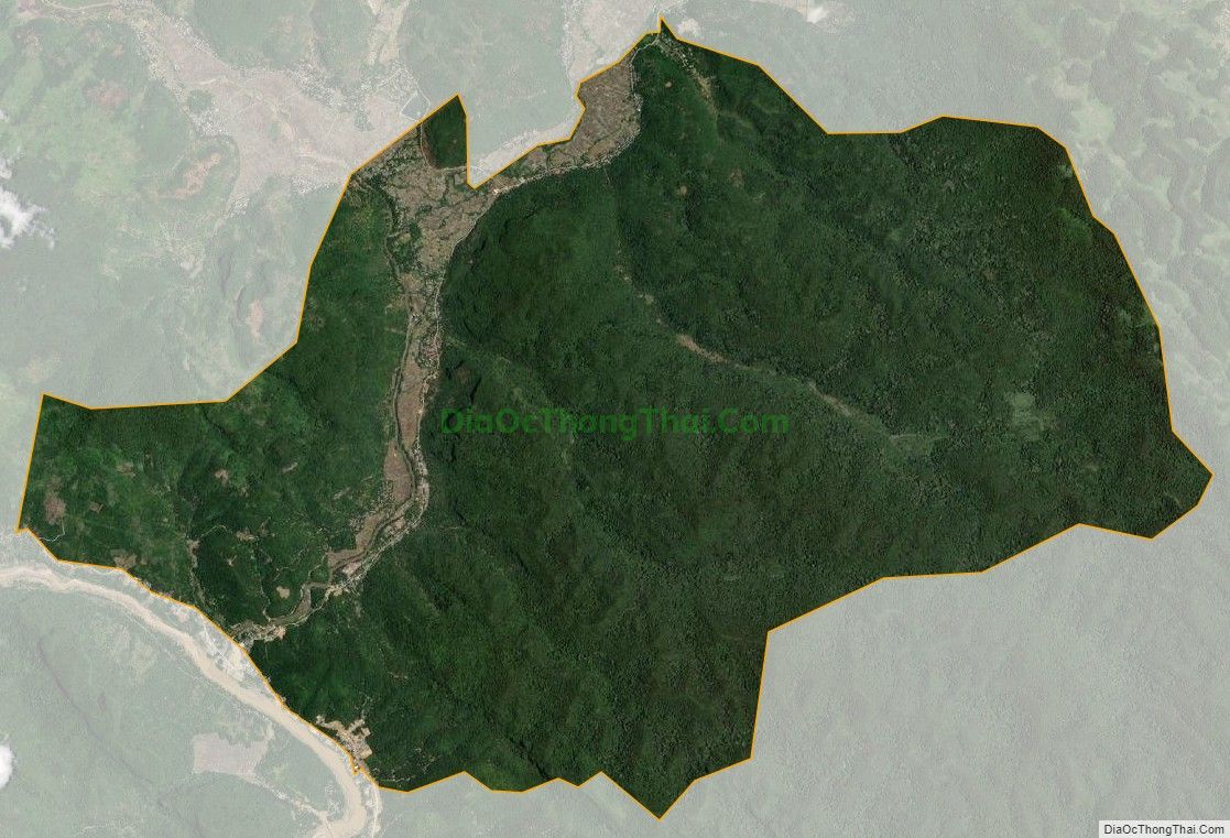 Bản đồ vệ tinh xã Vạn Mai, huyện Mai Châu