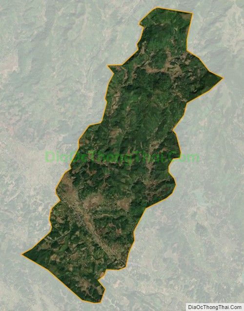 Bản đồ vệ tinh xã Ngọc Mỹ, huyện Tân Lạc