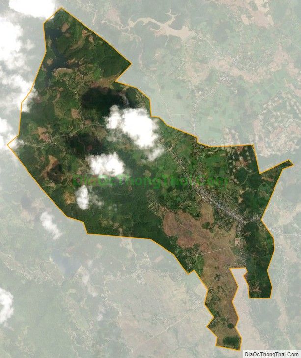 Bản đồ vệ tinh xã Phong Phú, huyện Tân Lạc