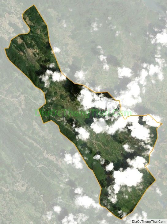 Bản đồ vệ tinh xã Phú Cường, huyện Tân Lạc