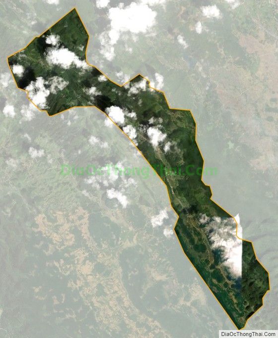 Bản đồ vệ tinh xã Quyết Chiến, huyện Tân Lạc
