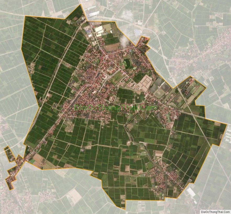 Bản đồ vệ tinh Thị trấn Ân Thi, huyện Ân Thi