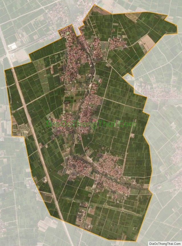 Bản đồ vệ tinh xã Đặng Lễ, huyện Ân Thi