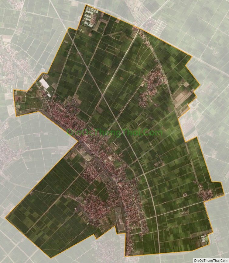 Bản đồ vệ tinh xã Nguyễn Trãi, huyện Ân Thi