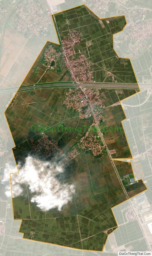 Bản đồ vệ tinh xã Vân Du, huyện Ân Thi