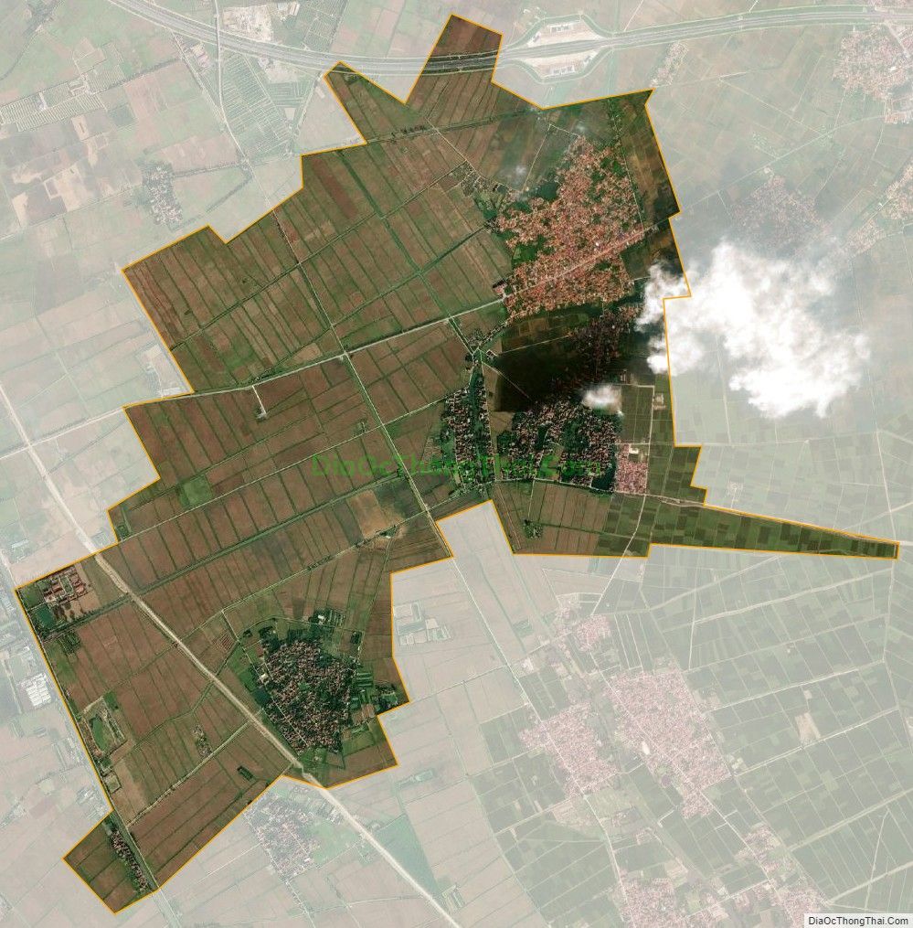 Bản đồ vệ tinh xã Xuân Trúc, huyện Ân Thi