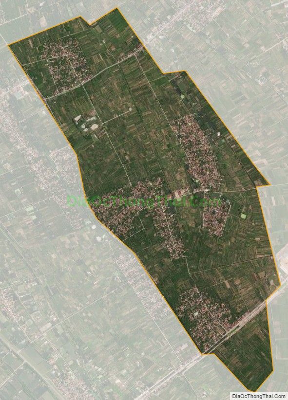 Bản đồ vệ tinh xã Bình Kiều, huyện Khoái Châu