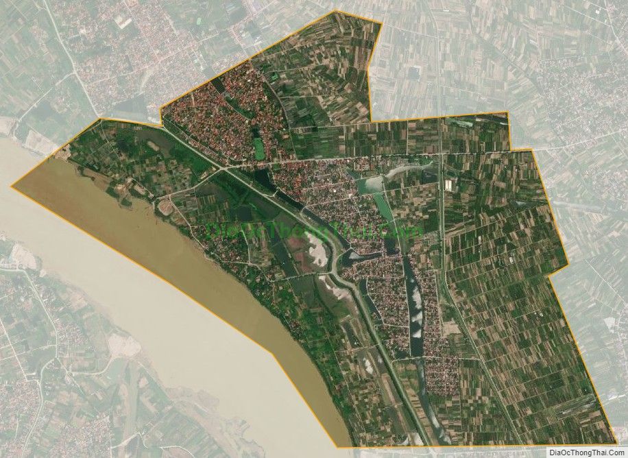 Bản đồ vệ tinh xã Bình Minh, huyện Khoái Châu