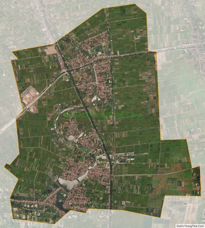 Bản đồ vệ tinh xã Phùng Hưng, huyện Khoái Châu