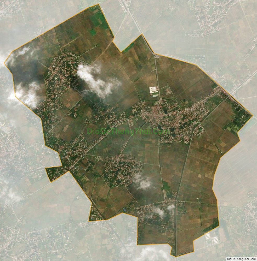 Bản đồ vệ tinh xã Đình Cao, huyện Phù Cừ