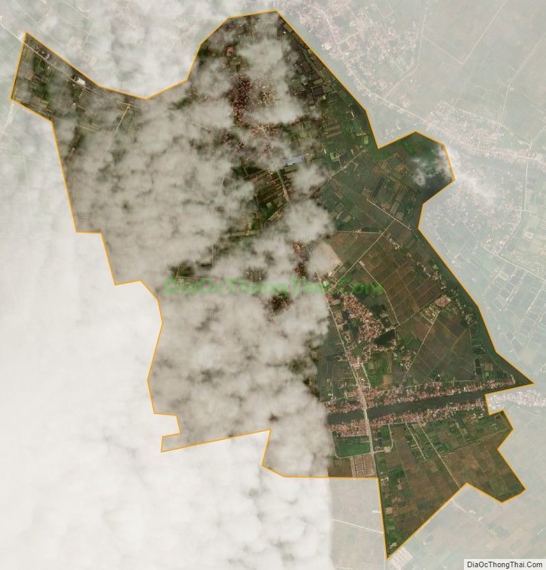 Bản đồ vệ tinh xã Minh Tân, huyện Phù Cừ