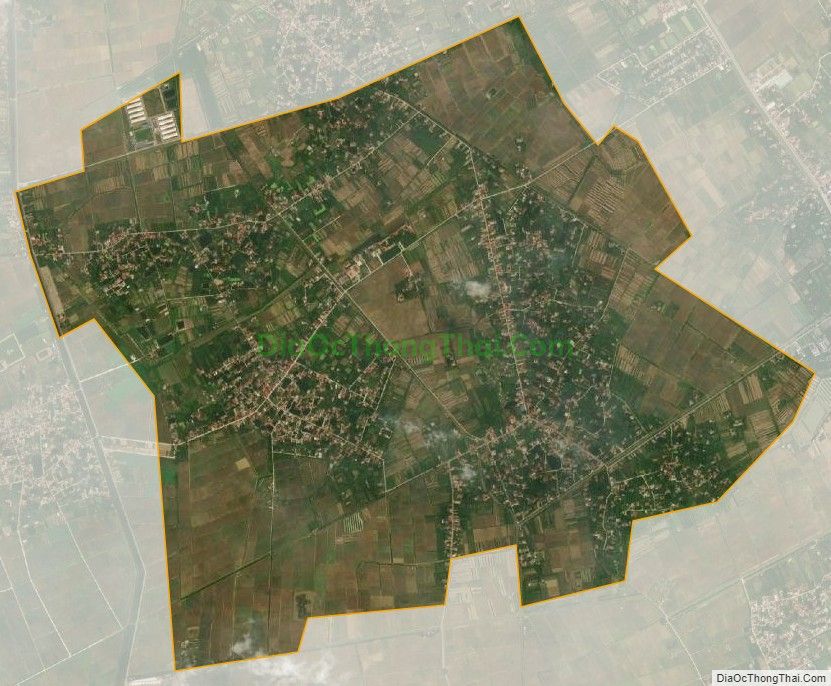 Bản đồ vệ tinh xã Minh Tiến, huyện Phù Cừ