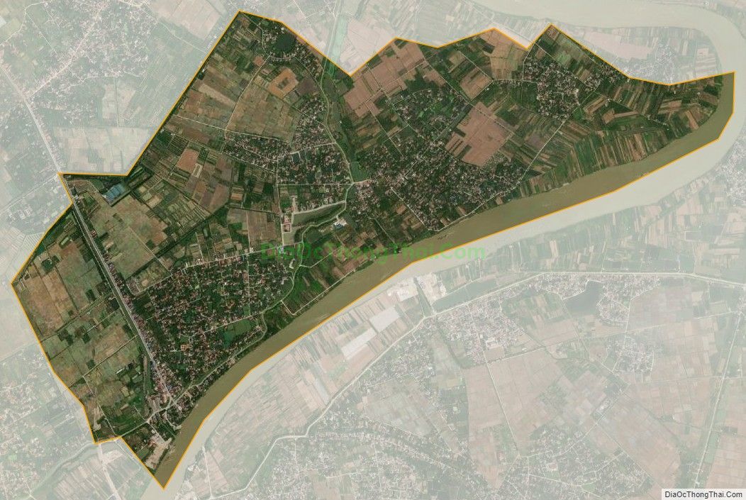 Bản đồ vệ tinh xã Nguyên Hòa, huyện Phù Cừ
