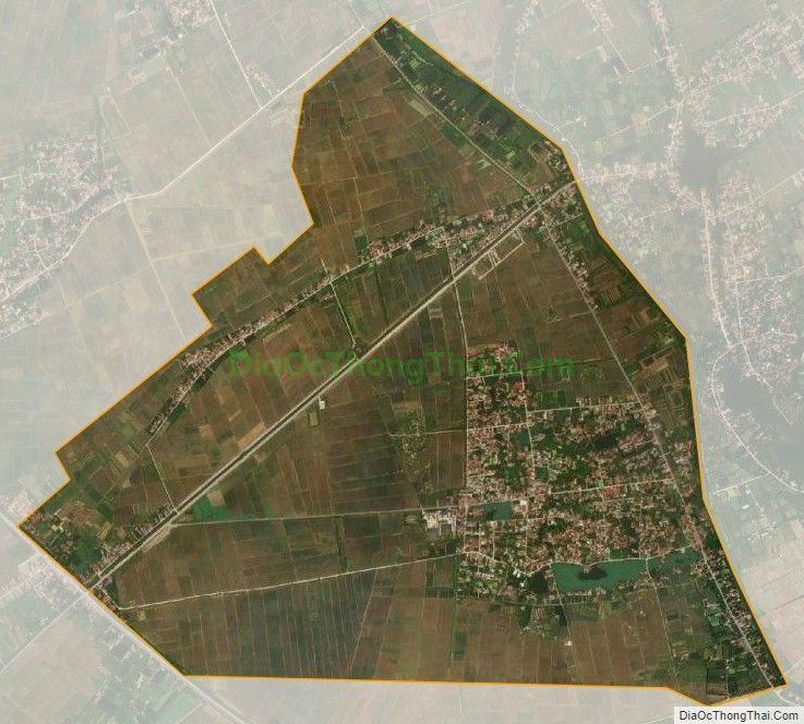 Bản đồ vệ tinh xã Nhật Quang, huyện Phù Cừ