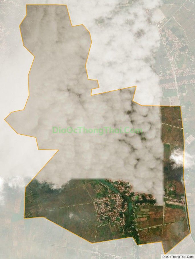 Bản đồ vệ tinh xã Phan Sào Nam, huyện Phù Cừ