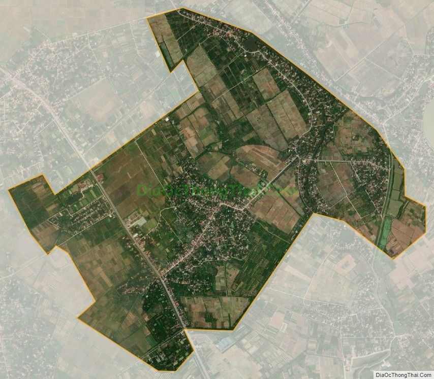 Bản đồ vệ tinh xã Tam Đa, huyện Phù Cừ