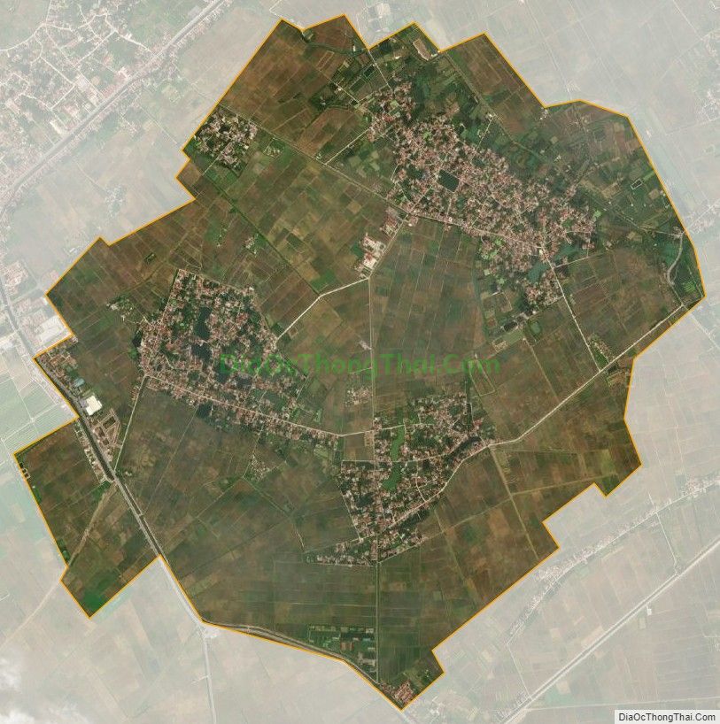 Bản đồ vệ tinh xã Tống Phan, huyện Phù Cừ
