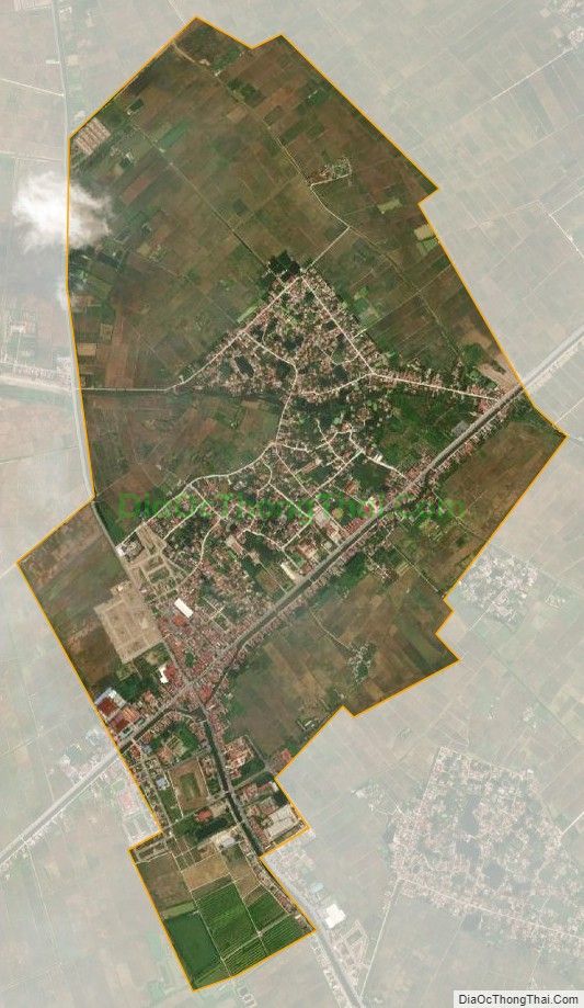 Bản đồ vệ tinh Thị trấn Trần Cao, huyện Phù Cừ
