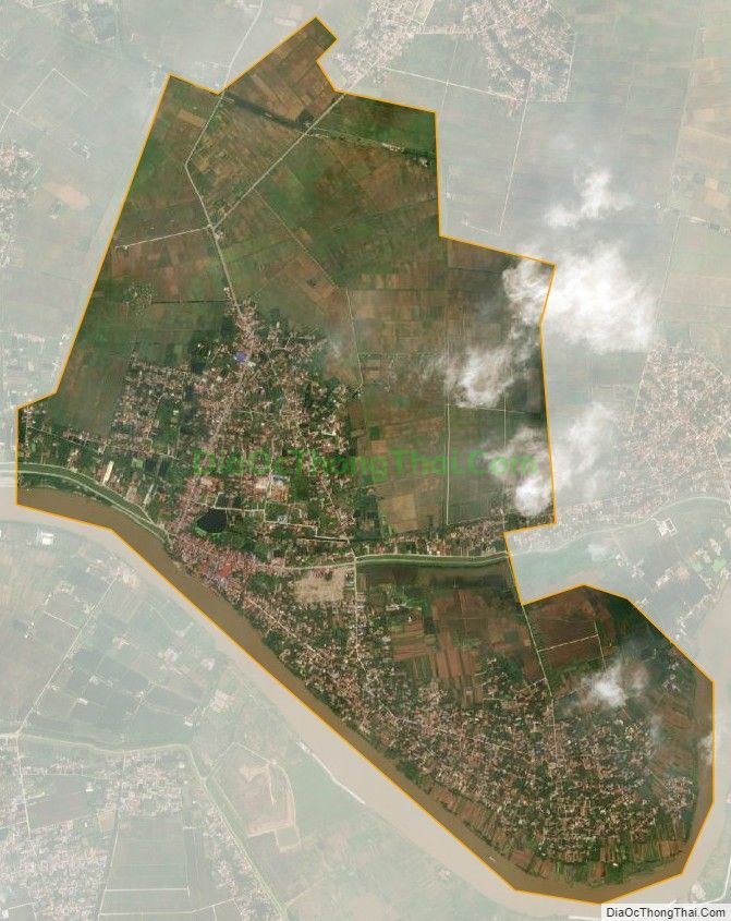 Bản đồ vệ tinh xã Thụy Lôi, huyện Tiên Lữ