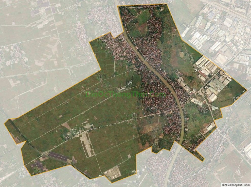 Bản đồ vệ tinh xã Vĩnh Khúc, huyện Văn Giang