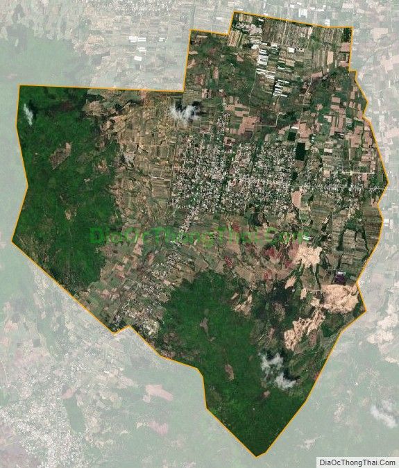 Bản đồ vệ tinh xã Cam An Nam, huyện Cam Lâm