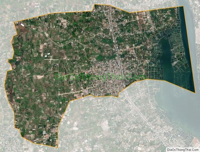 Bản đồ vệ tinh Thị trấn Cam Đức, huyện Cam Lâm
