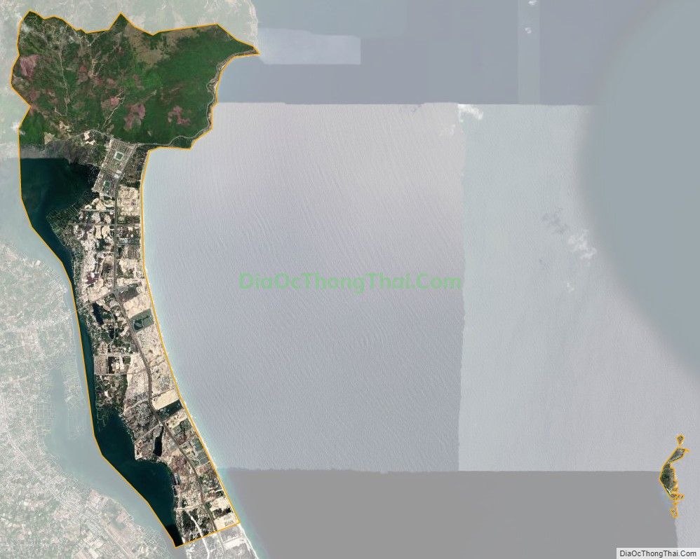 Bản đồ vệ tinh xã Cam Hải Đông, huyện Cam Lâm
