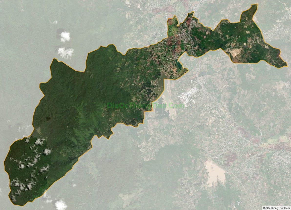 Bản đồ vệ tinh xã Suối Cát, huyện Cam Lâm