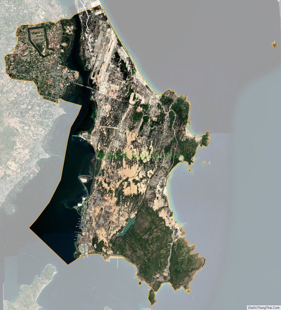 Bản đồ vệ tinh phường Cam Nghĩa, thành phố Cam Ranh