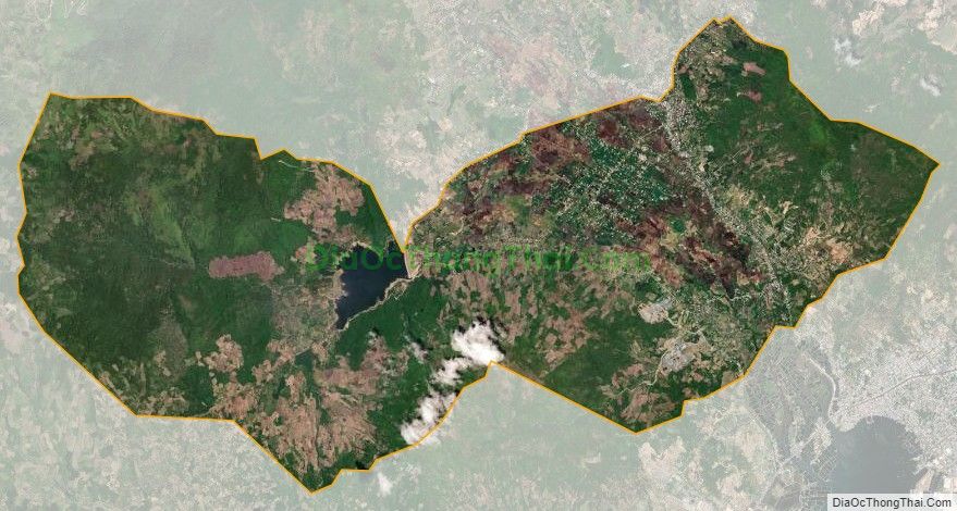 Bản đồ vệ tinh xã Cam Phước Đông, thành phố Cam Ranh
