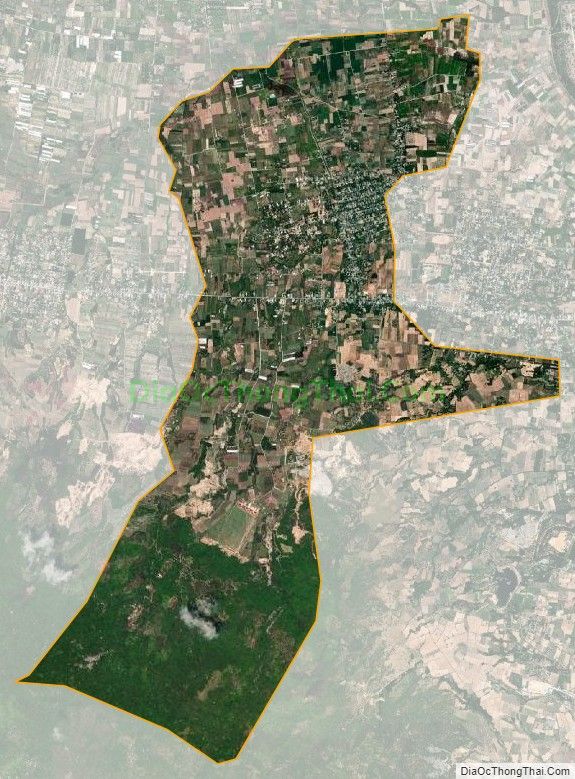 Bản đồ vệ tinh xã Cam Thành Nam, thành phố Cam Ranh