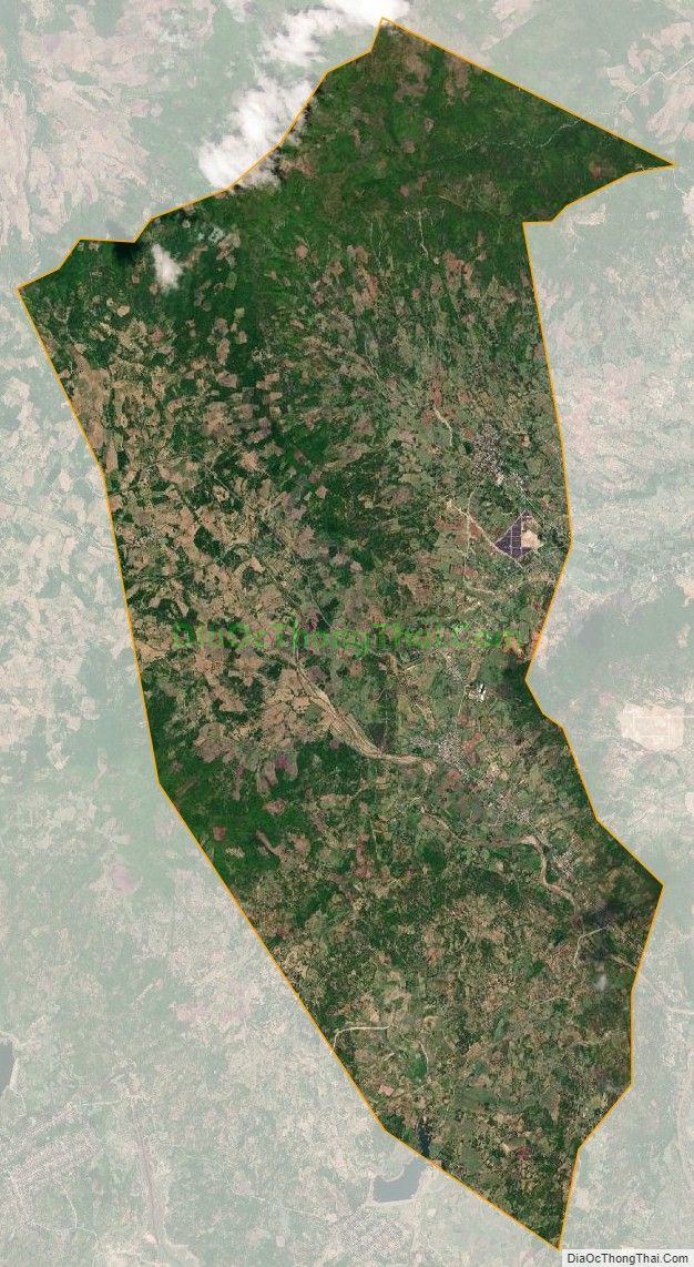 Bản đồ vệ tinh xã Cam Thịnh Tây, thành phố Cam Ranh