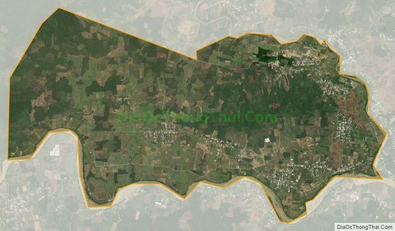 Bản đồ vệ tinh xã Diên Đồng, huyện Diên Khánh