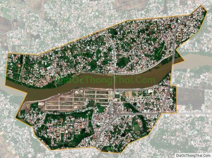Bản đồ vệ tinh Thị trấn Diên Khánh, huyện Diên Khánh
