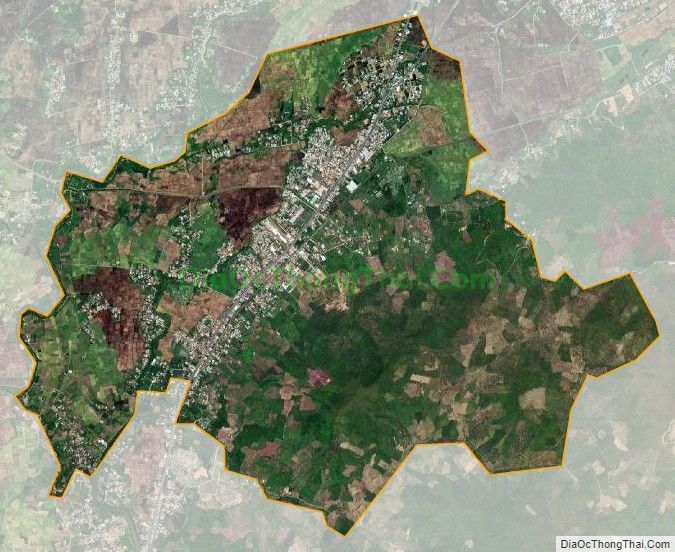 Bản đồ vệ tinh xã Suối Hiệp, huyện Diên Khánh
