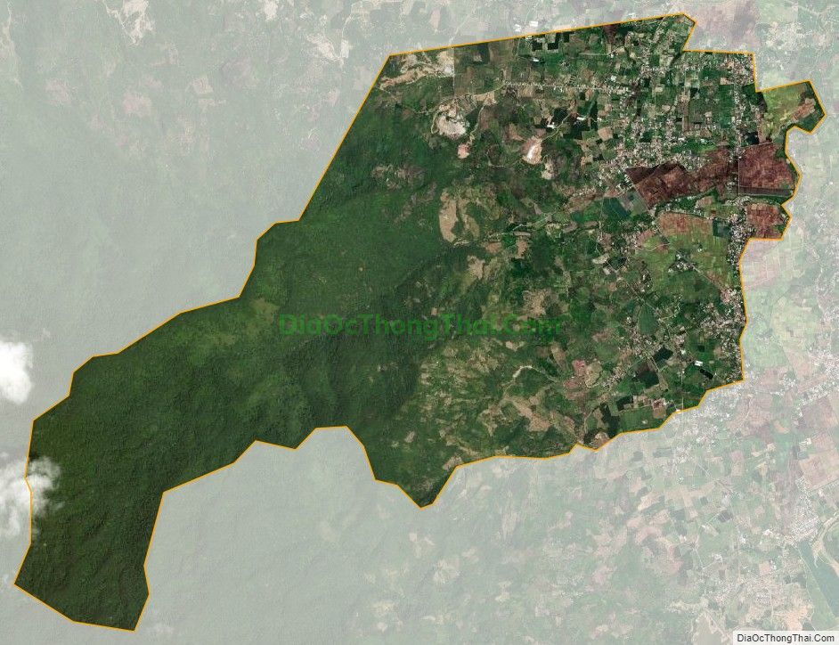 Bản đồ vệ tinh xã Suối Tiên, huyện Diên Khánh
