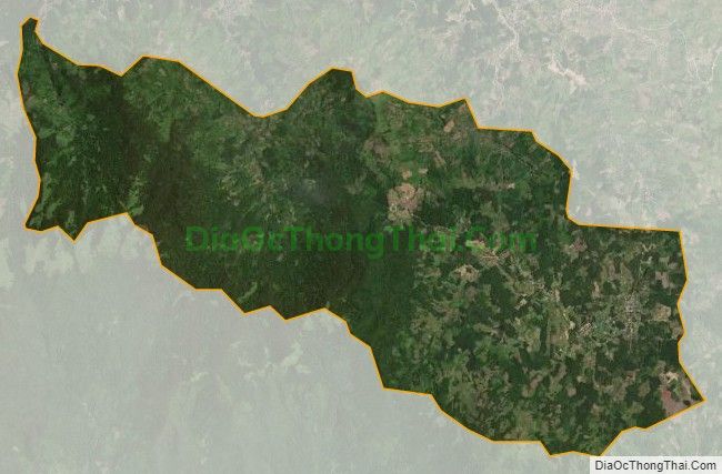 Bản đồ vệ tinh xã Ba Cụm Nam, huyện Khánh Sơn