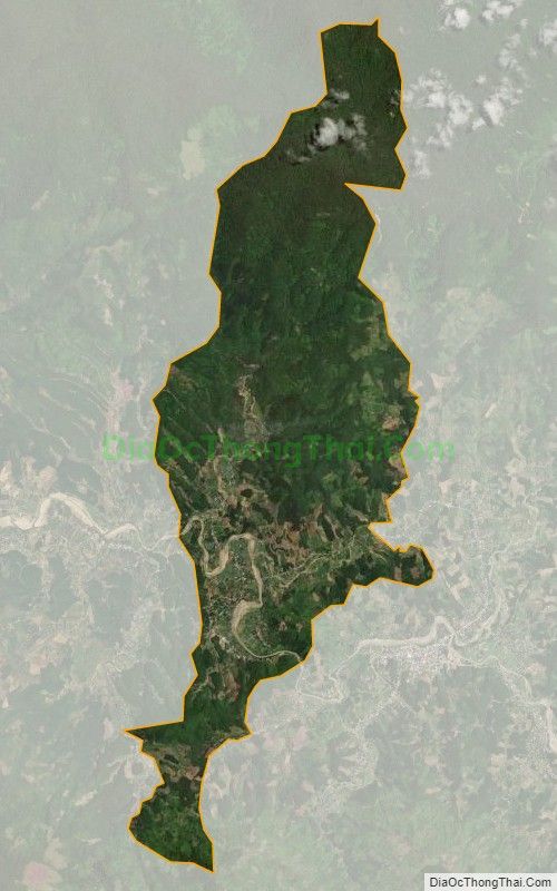 Bản đồ vệ tinh xã Sơn Hiệp, huyện Khánh Sơn