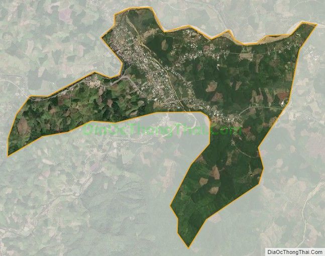 Bản đồ vệ tinh Thị trấn Khánh Vĩnh, huyện Khánh Vĩnh