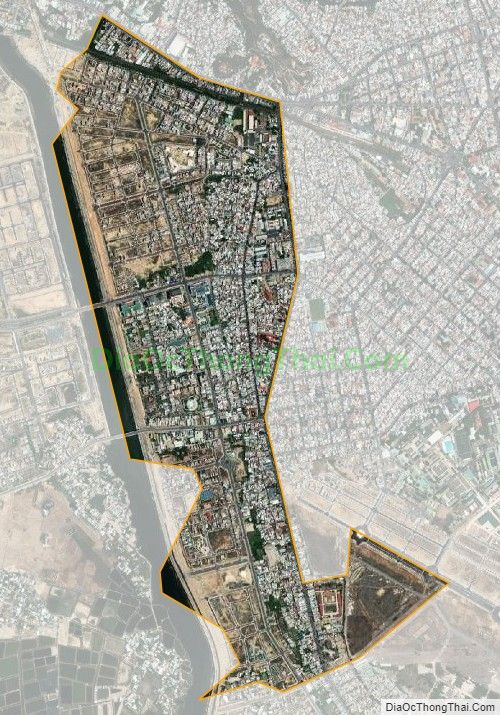 Bản đồ vệ tinh phường Phước Hải, thành phố Nha Trang