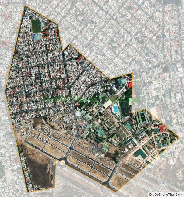 Bản đồ vệ tinh phường Phước Hòa, thành phố Nha Trang