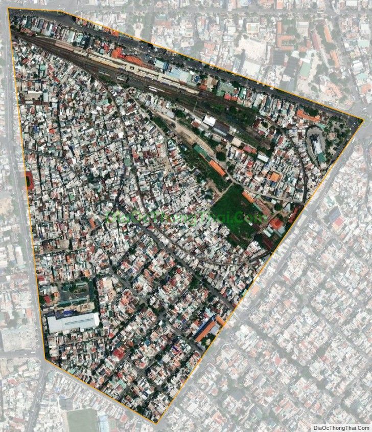 Bản đồ vệ tinh phường Phước Tân, thành phố Nha Trang
