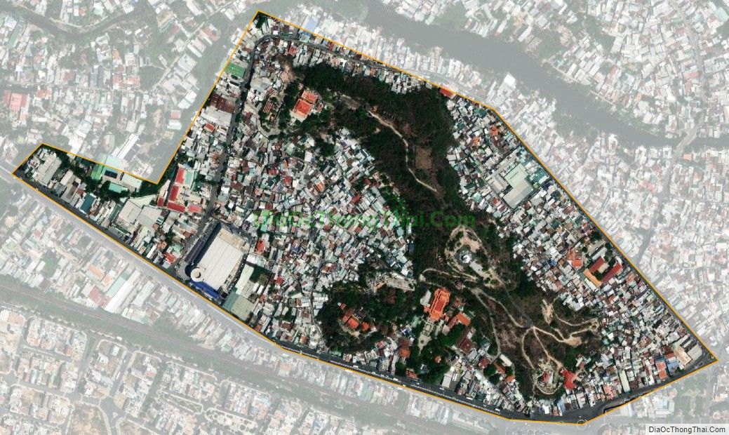Bản đồ vệ tinh phường Phương Sơn, thành phố Nha Trang