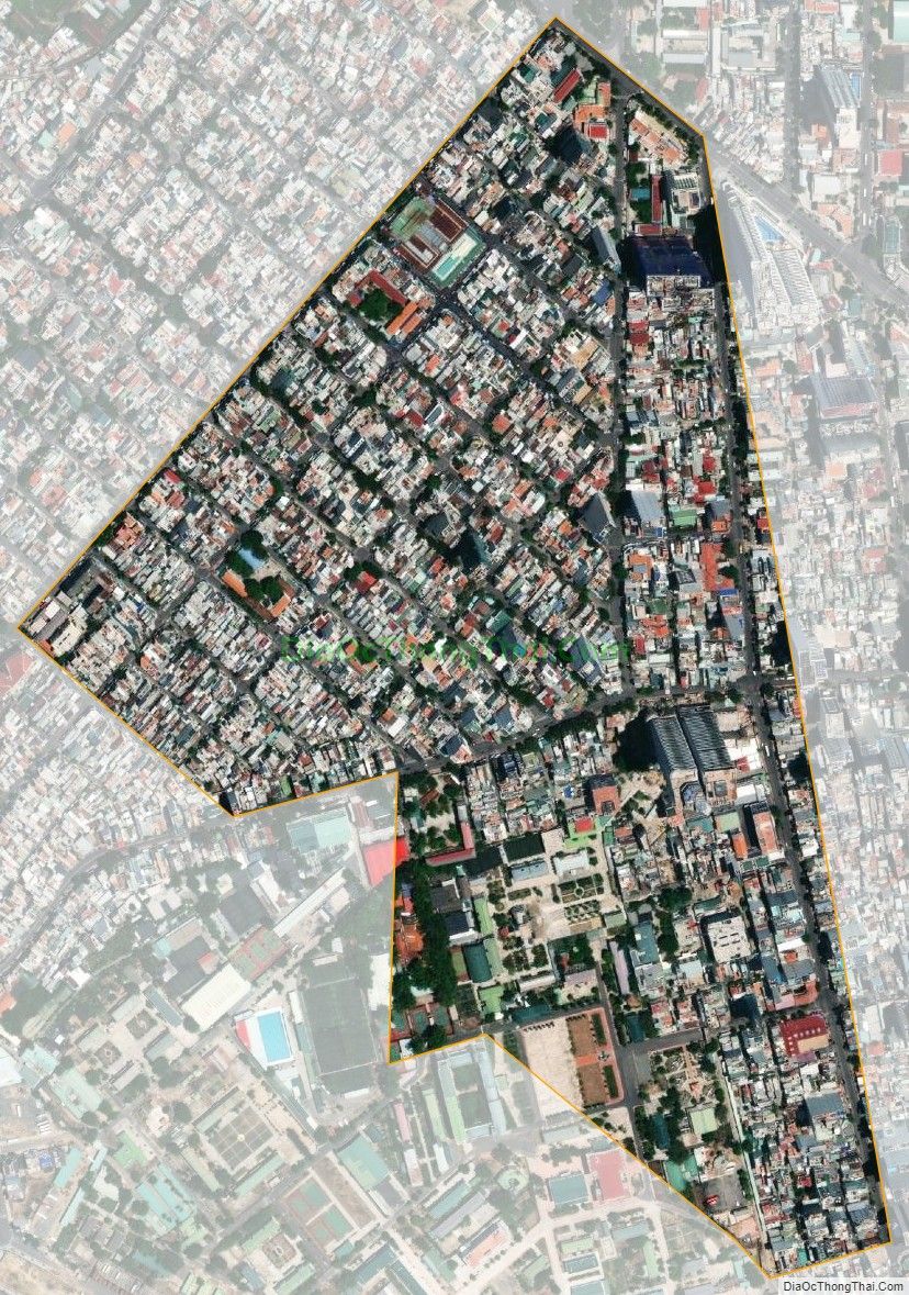 Bản đồ vệ tinh phường Tân Lập, thành phố Nha Trang