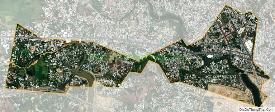 Bản đồ vệ tinh xã Vĩnh Hiệp, thành phố Nha Trang