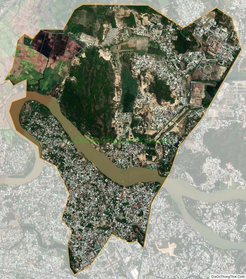 Bản đồ vệ tinh xã Vĩnh Ngọc, thành phố Nha Trang