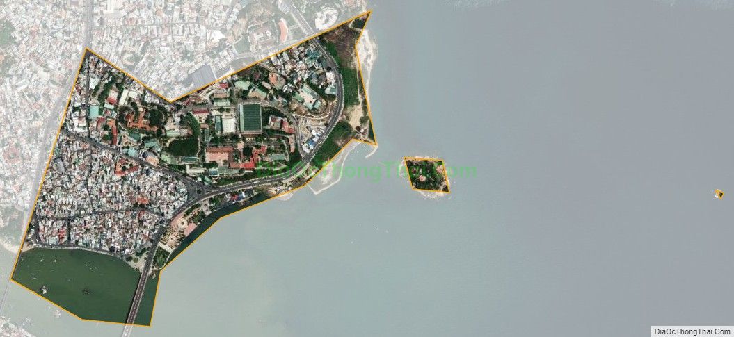 Bản đồ vệ tinh phường Vĩnh Thọ, thành phố Nha Trang