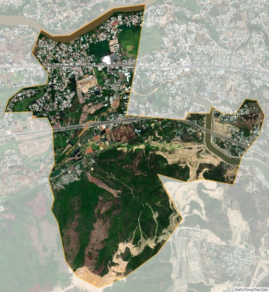 Bản đồ vệ tinh xã Vĩnh Trung, thành phố Nha Trang