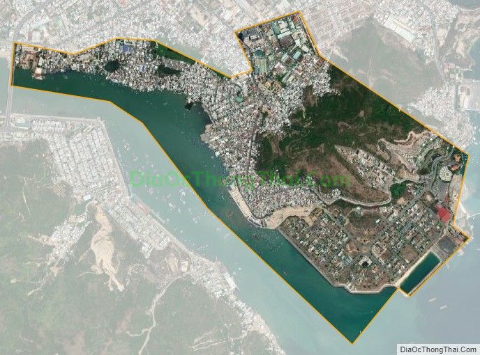 Bản đồ vệ tinh phường Vĩnh Trường, thành phố Nha Trang